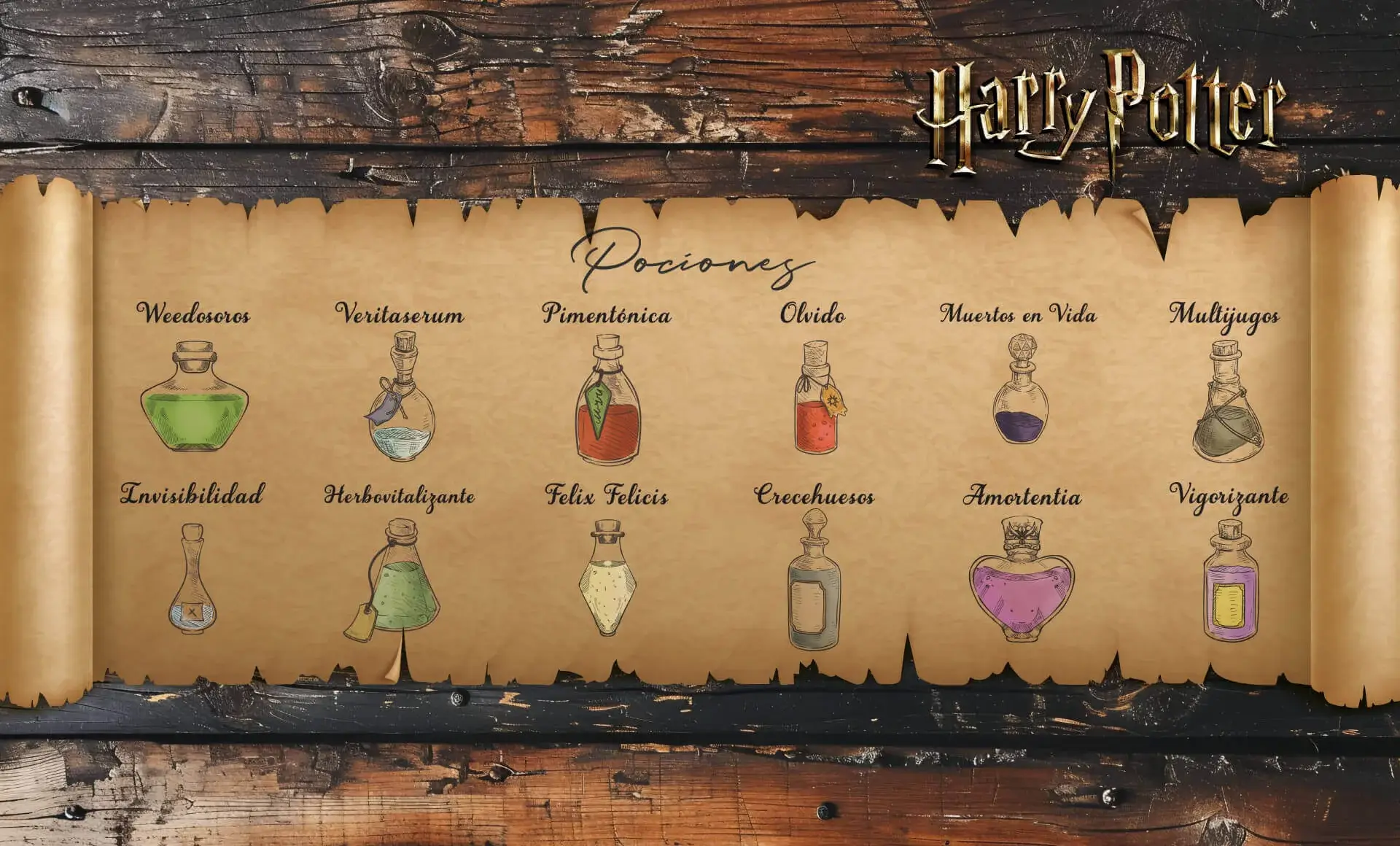 Pociones Harry Potter