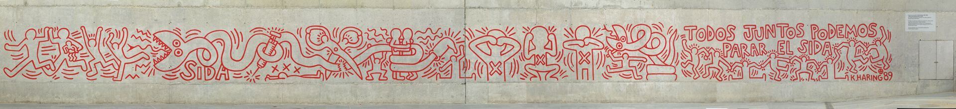 Grupo Erik A4 Elastiekmap Keith Haring - Stijlvolle Opbergmap Met Hoekelastiek En Binnenkleppen